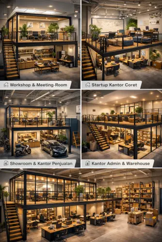 Mezzanine Ruang Kantor di Cawang